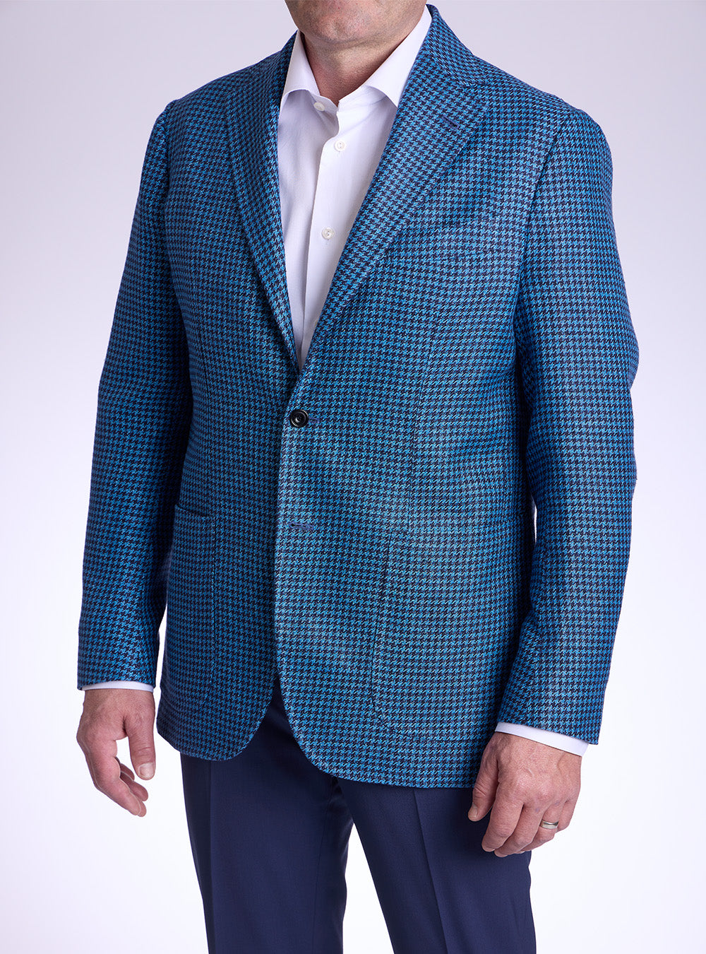 Sartori Blue Houndstooth Sport Jacket
