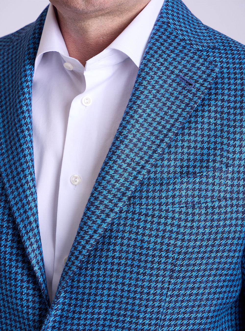 Sartori Blue Houndstooth Sport Jacket