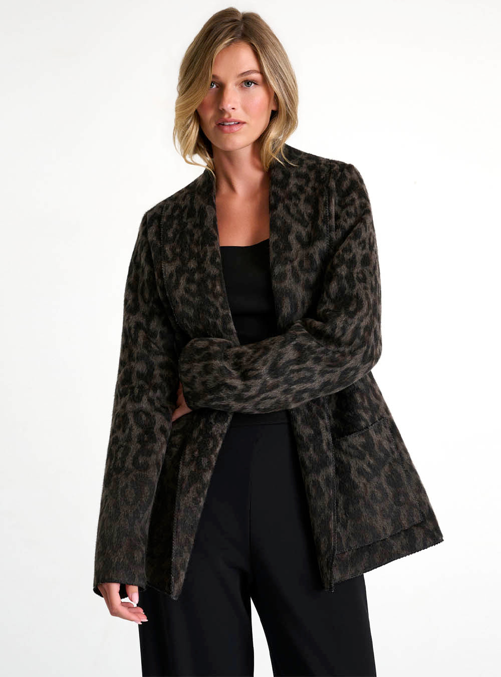Shan Woolen Jacket - Ocelot