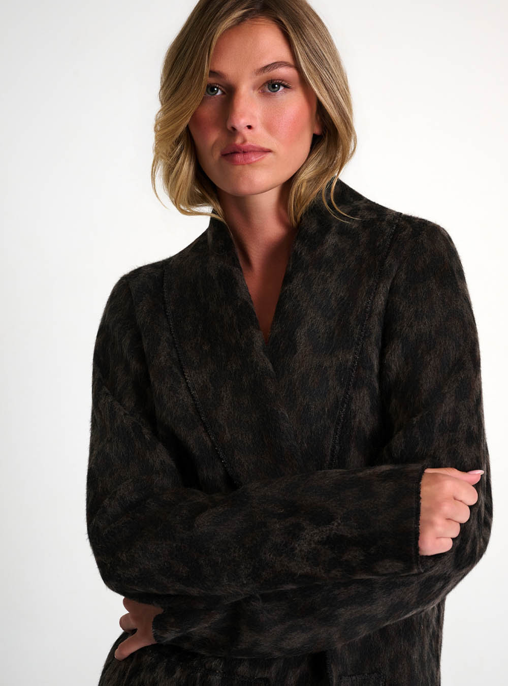 Shan Woolen Jacket - Ocelot