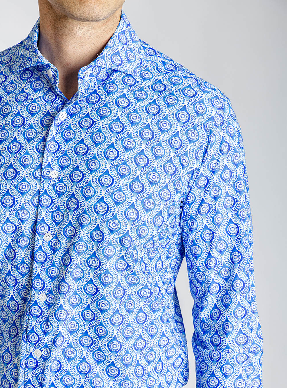 Orian Diamond Print Shirt