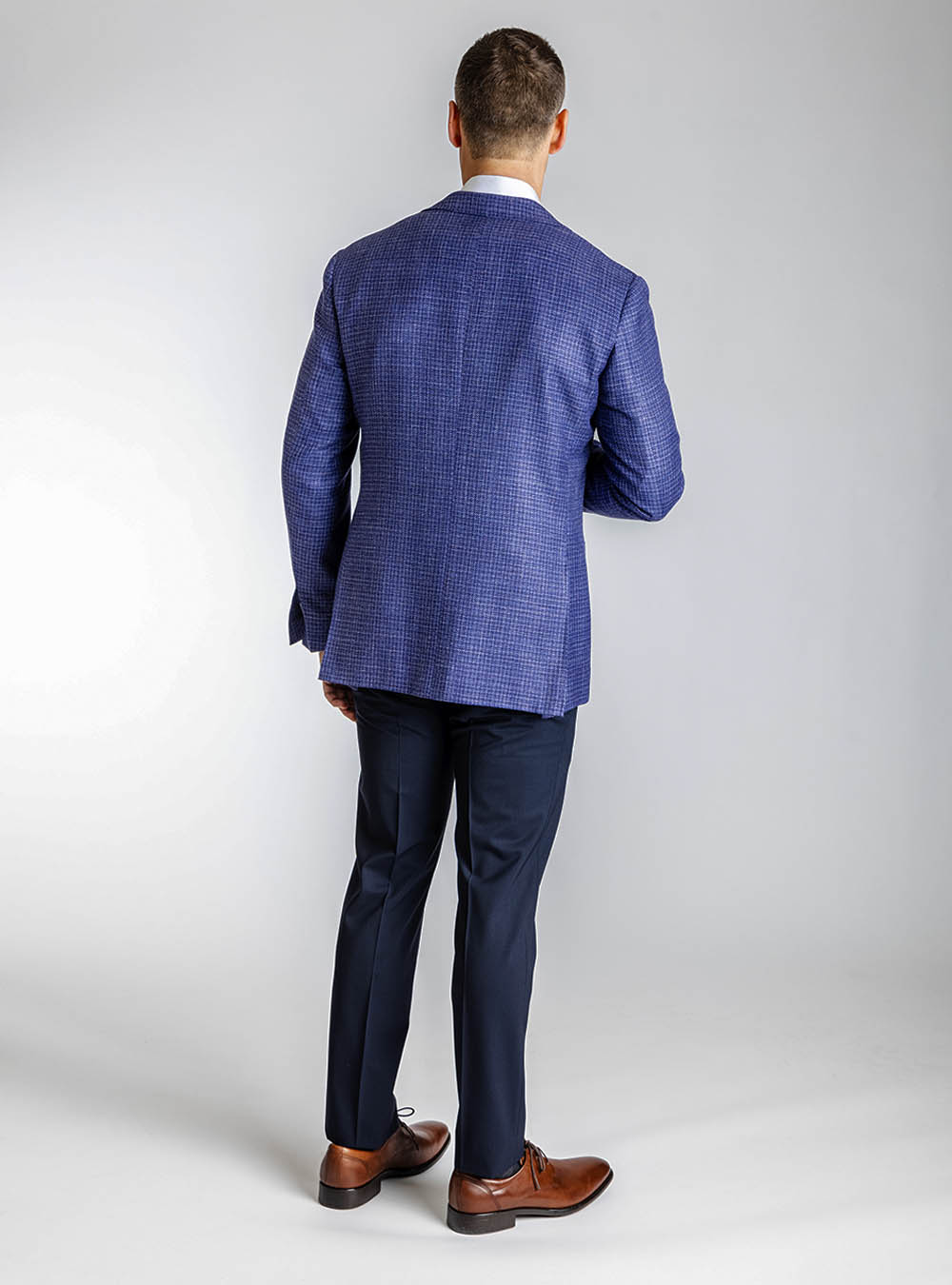 Canali Lavender and Blue Sport Jacket