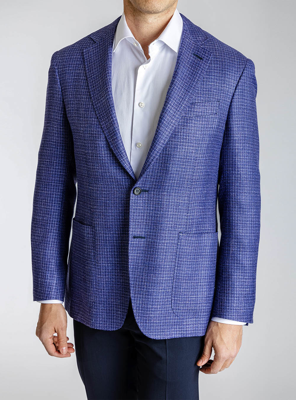 Canali Lavender and Blue Sport Jacket