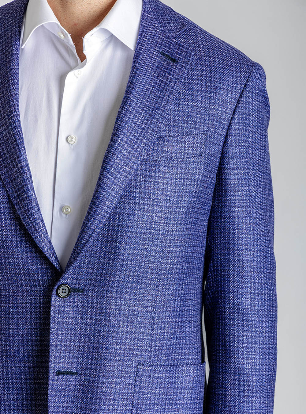 Canali Lavender and Blue Sport Jacket