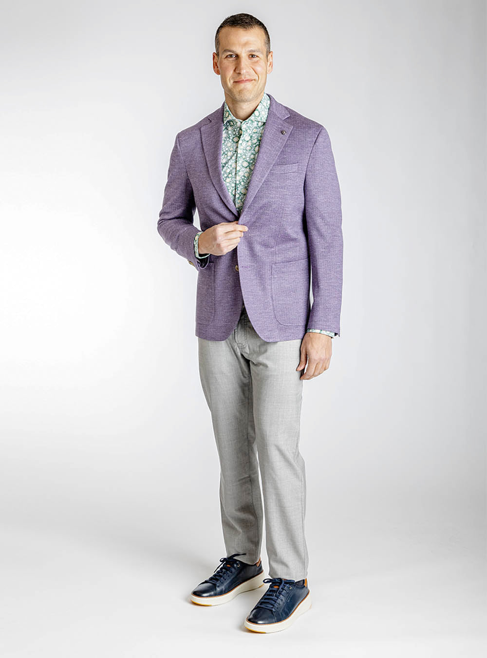 Jack Victor Light Purple Stretch Sport Jacket