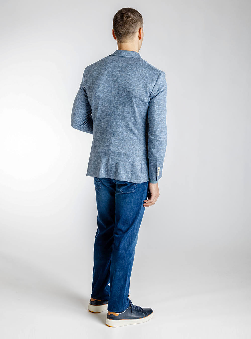 Jack Victor Blue Melange Sport Jacket