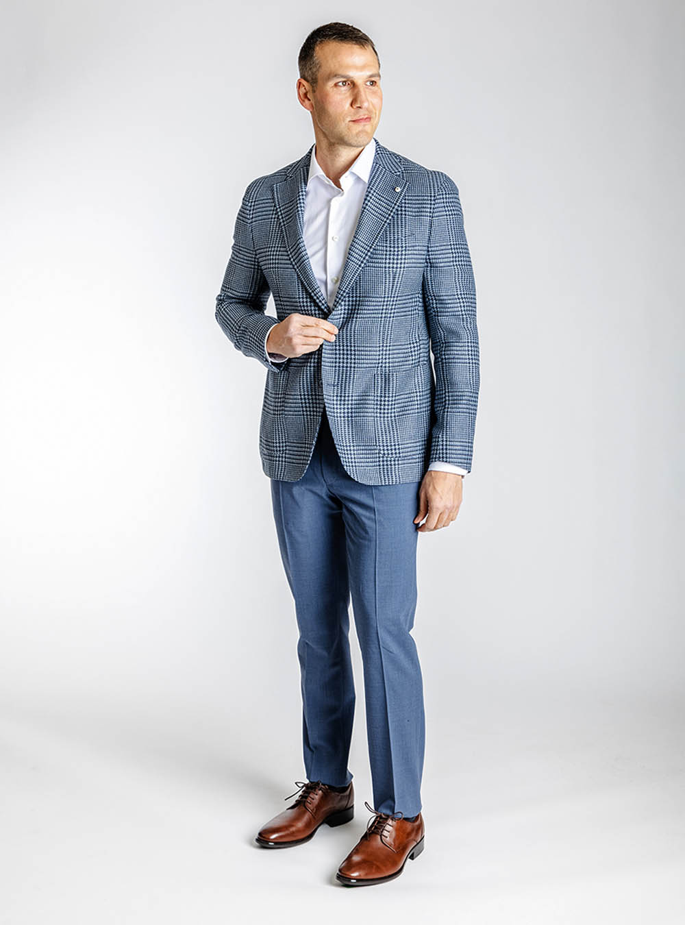 L.B.M. 1911 Two Tone Blue Sport Jacket