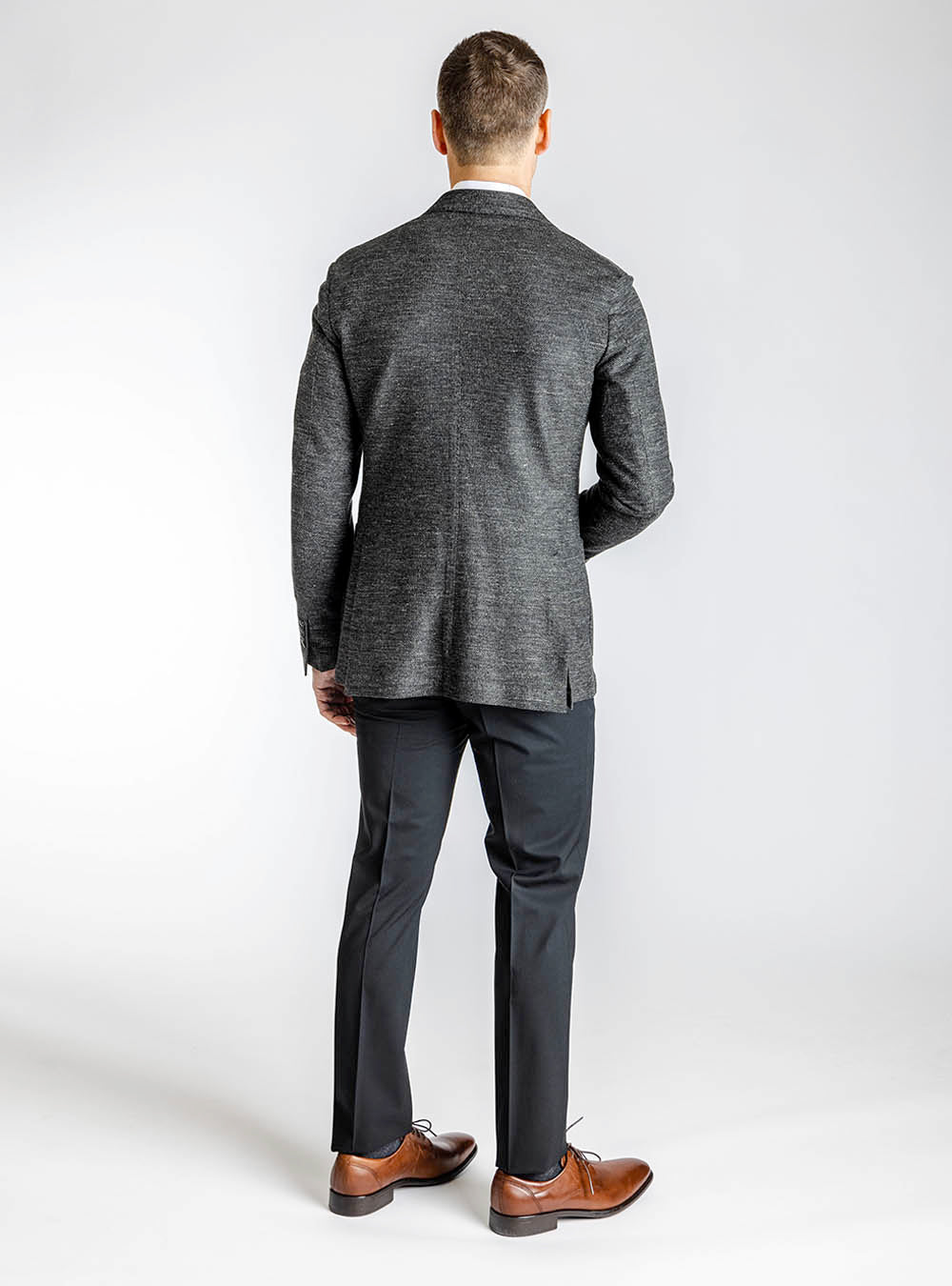 L.B.M 1911 Black and Grey Fleck Sport Jacket