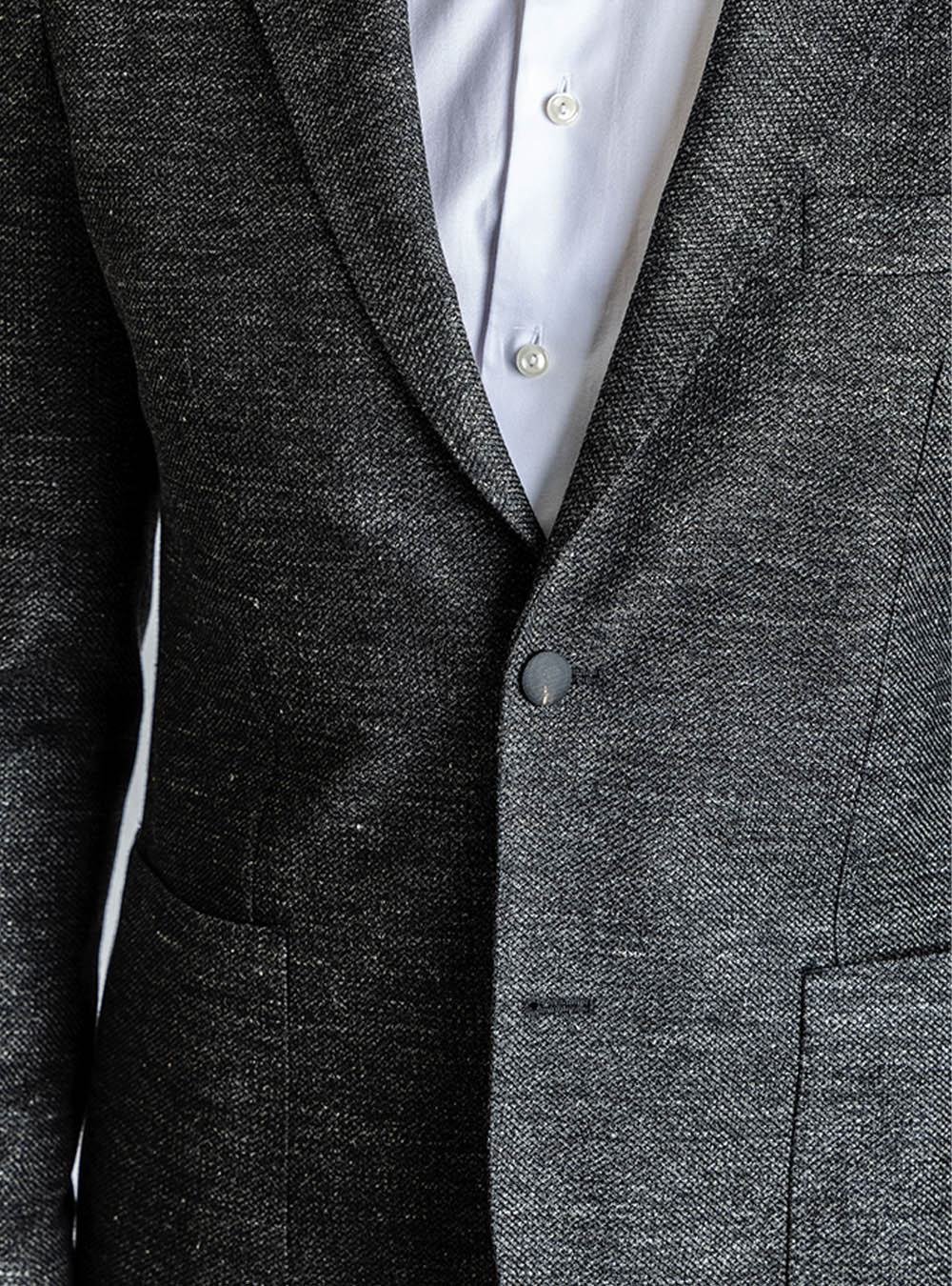 L.B.M 1911 Black and Grey Fleck Sport Jacket