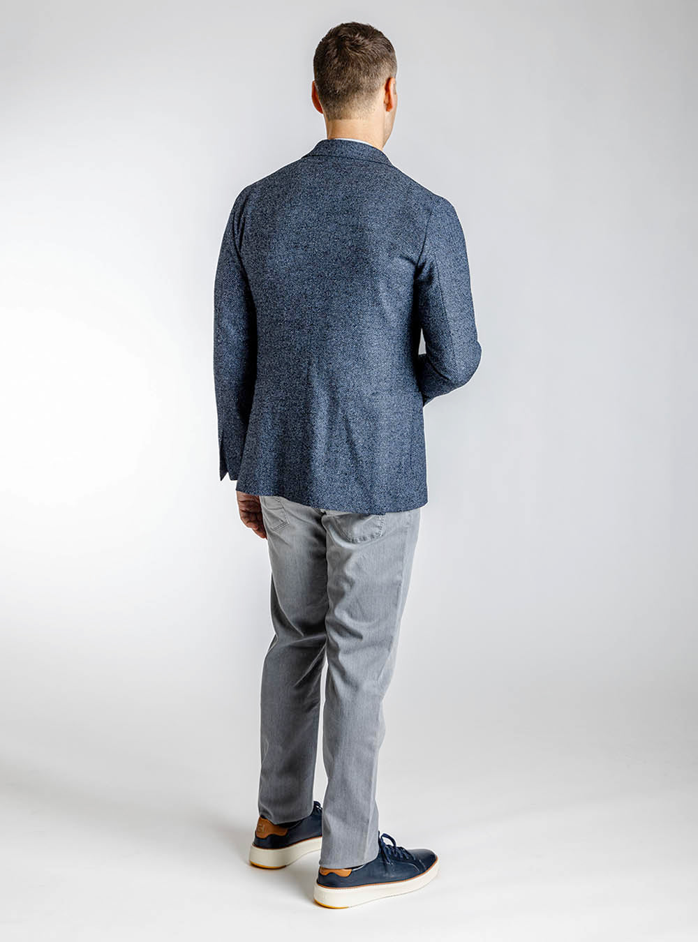 Tagliatore Navy Textured Sport jacket
