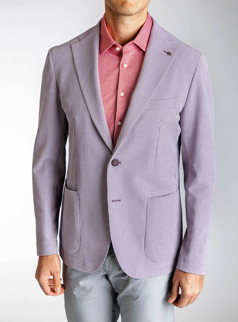 Tagliatore Mauve Stipe Sport Jacket