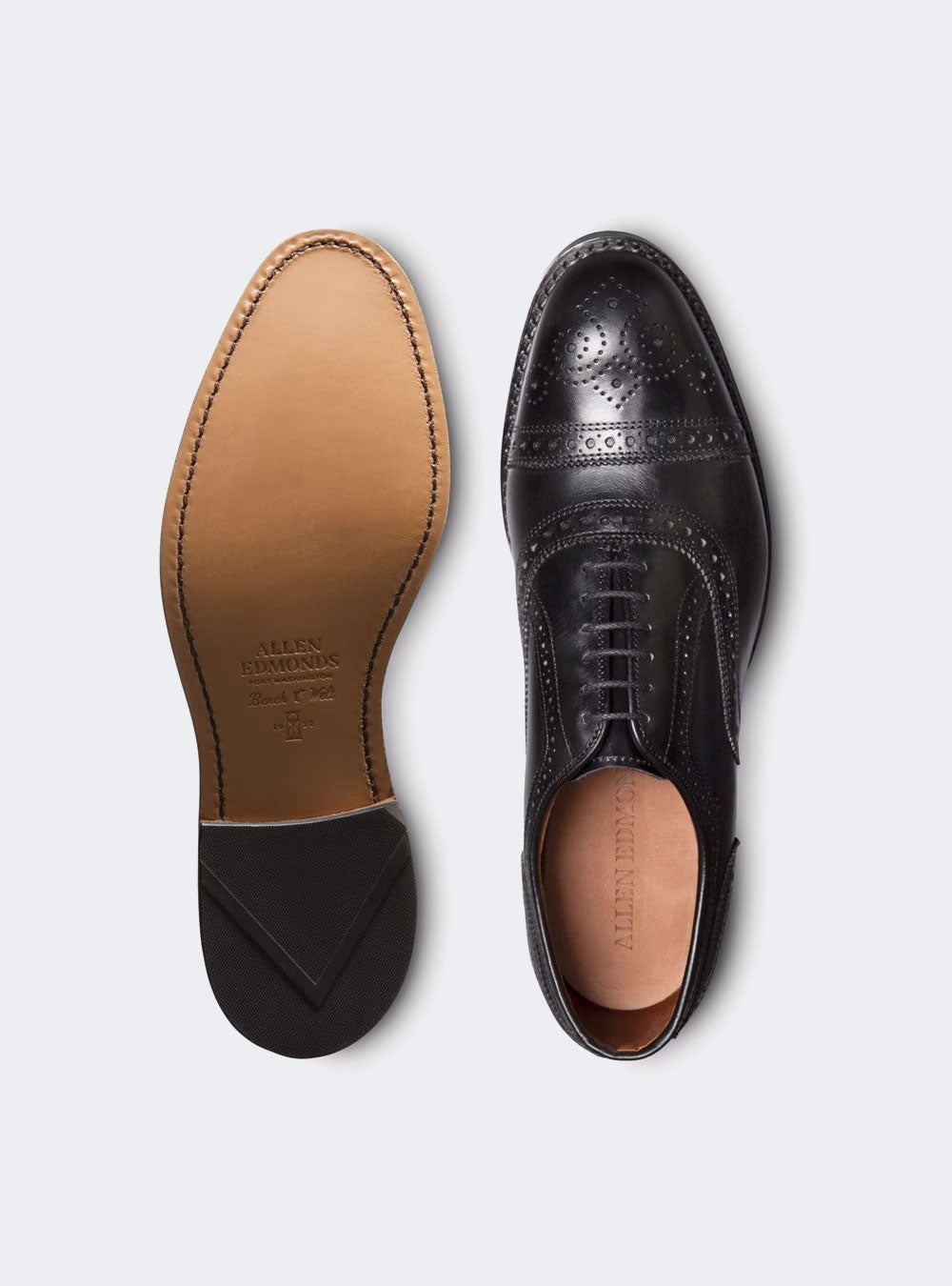 Allen Edmonds Strand Cap-Toe Oxford Dress Shoe - Black