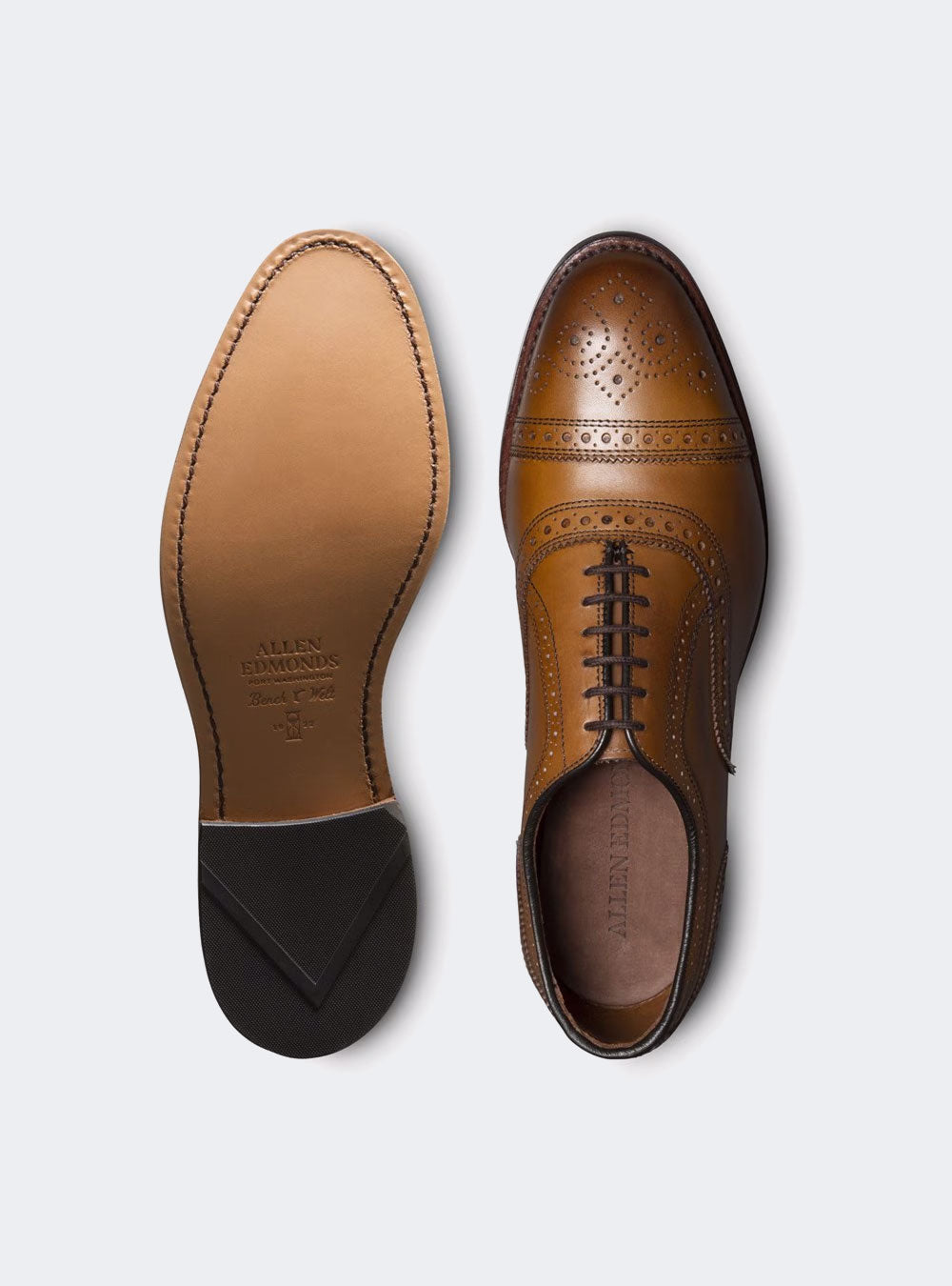 Allen Edmonds Strand Cap-Toe Oxford Dress Shoe - Walnut