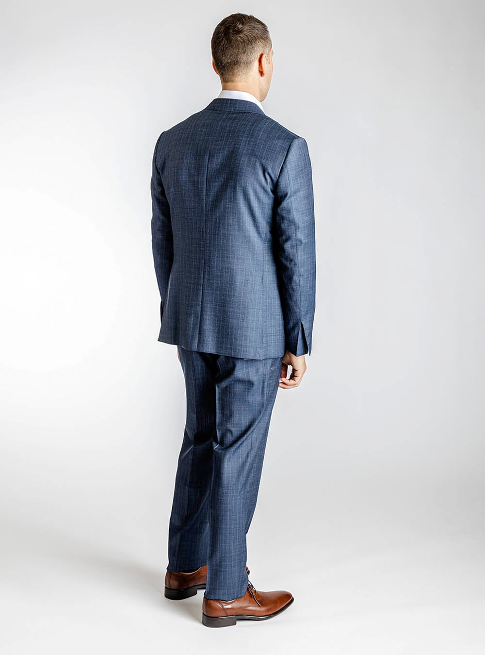Canali Jewel Tone Blue Suit