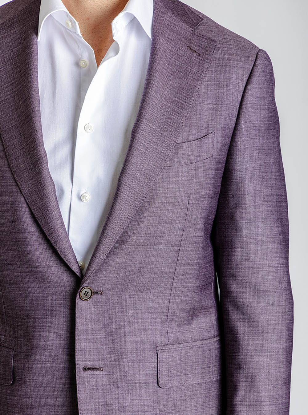 Canali Plum Twill Suit