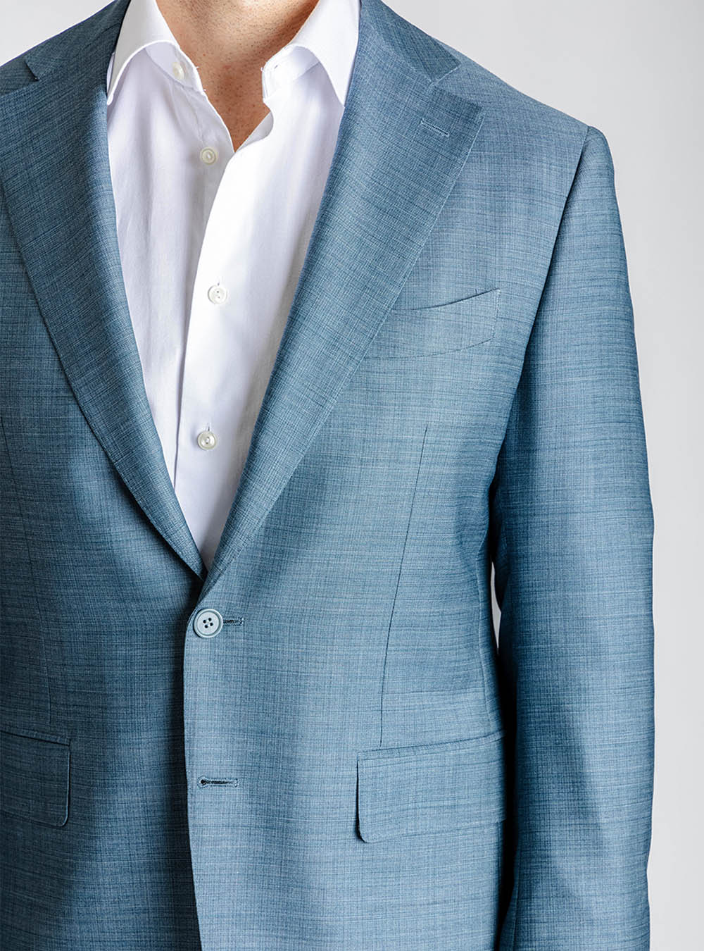 Canali Venezia Teal Wool Suit