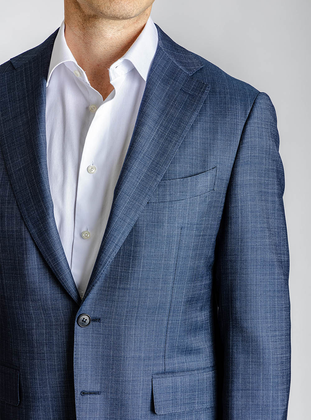 Canali Jewel Tone Blue Suit