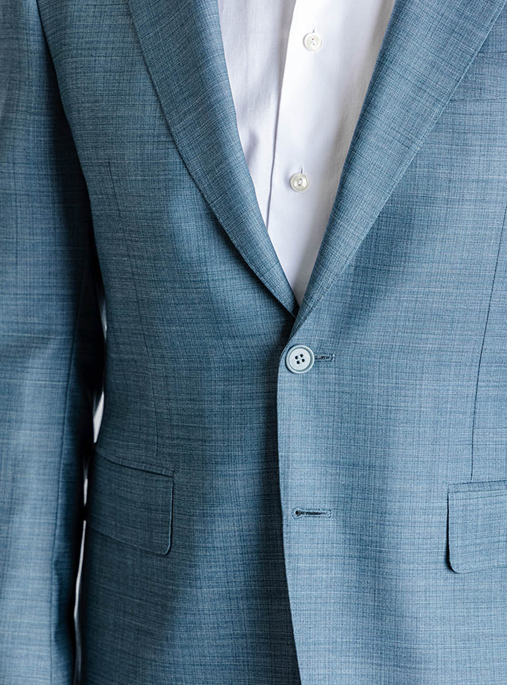 Canali Venezia Teal Wool Suit