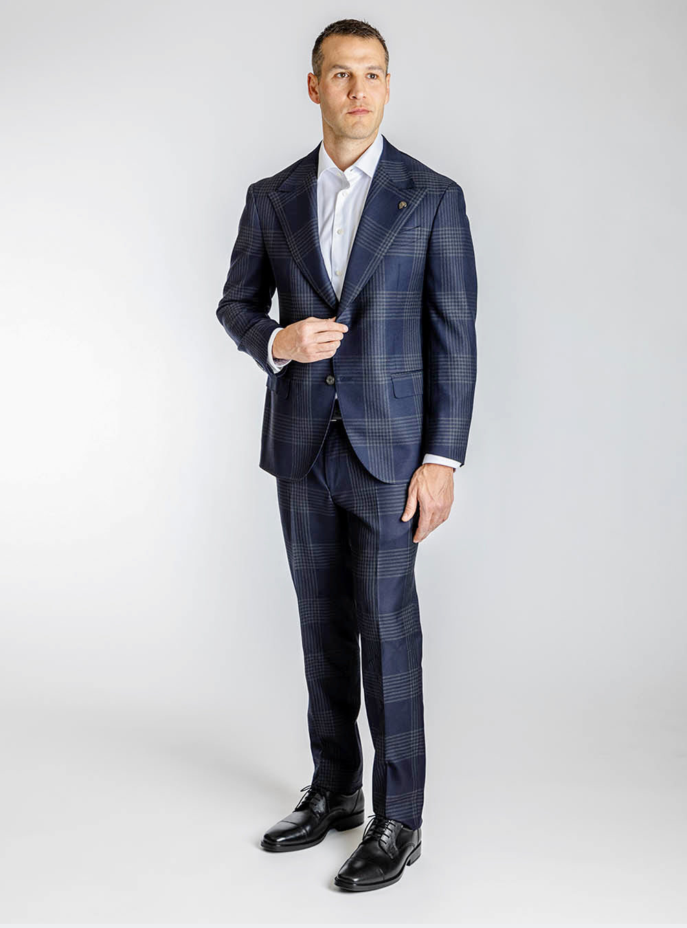 Gabriele Pasini Navy Cavalry Twill Suit