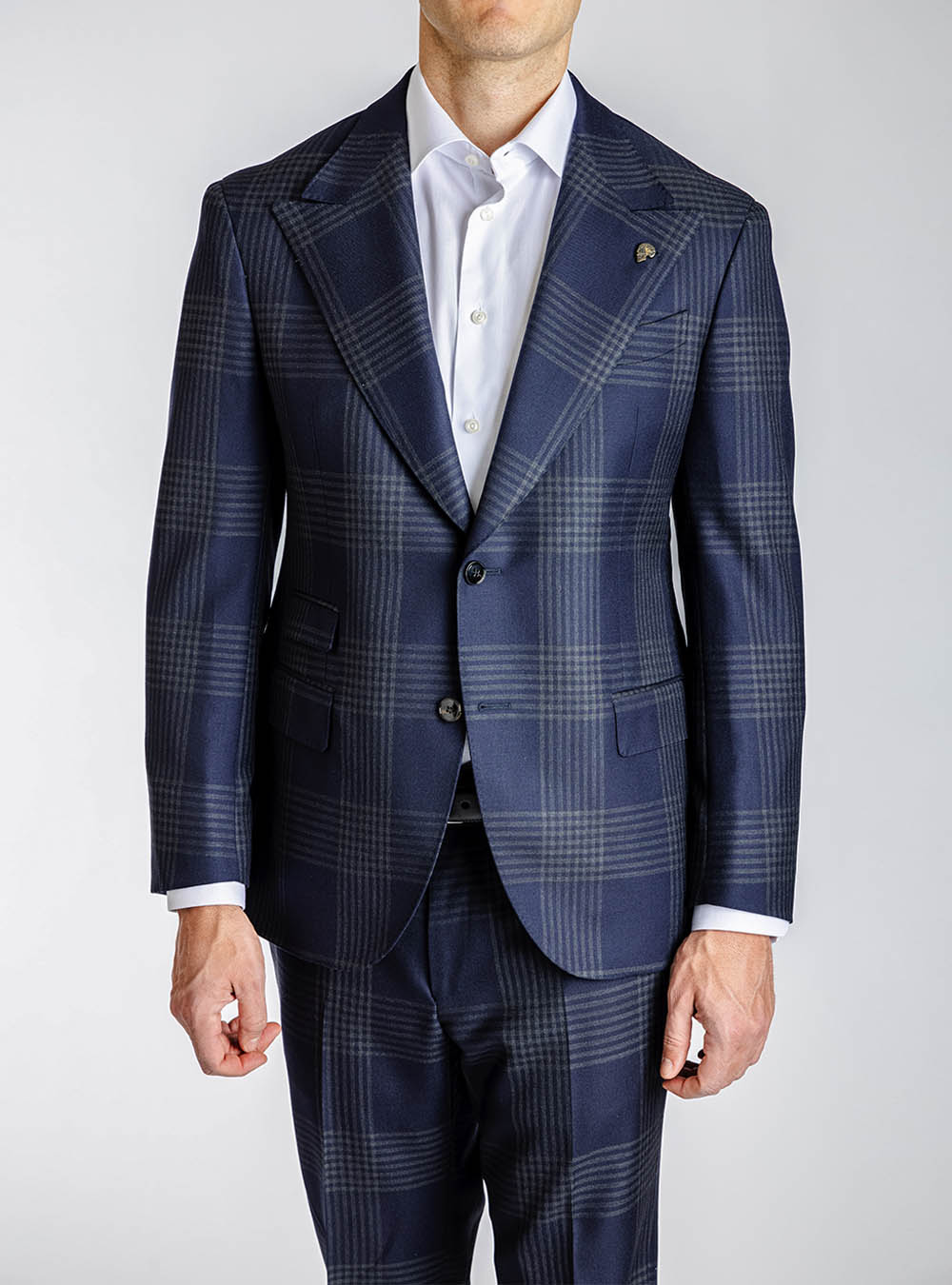Gabriele Pasini Navy Cavalry Twill Suit