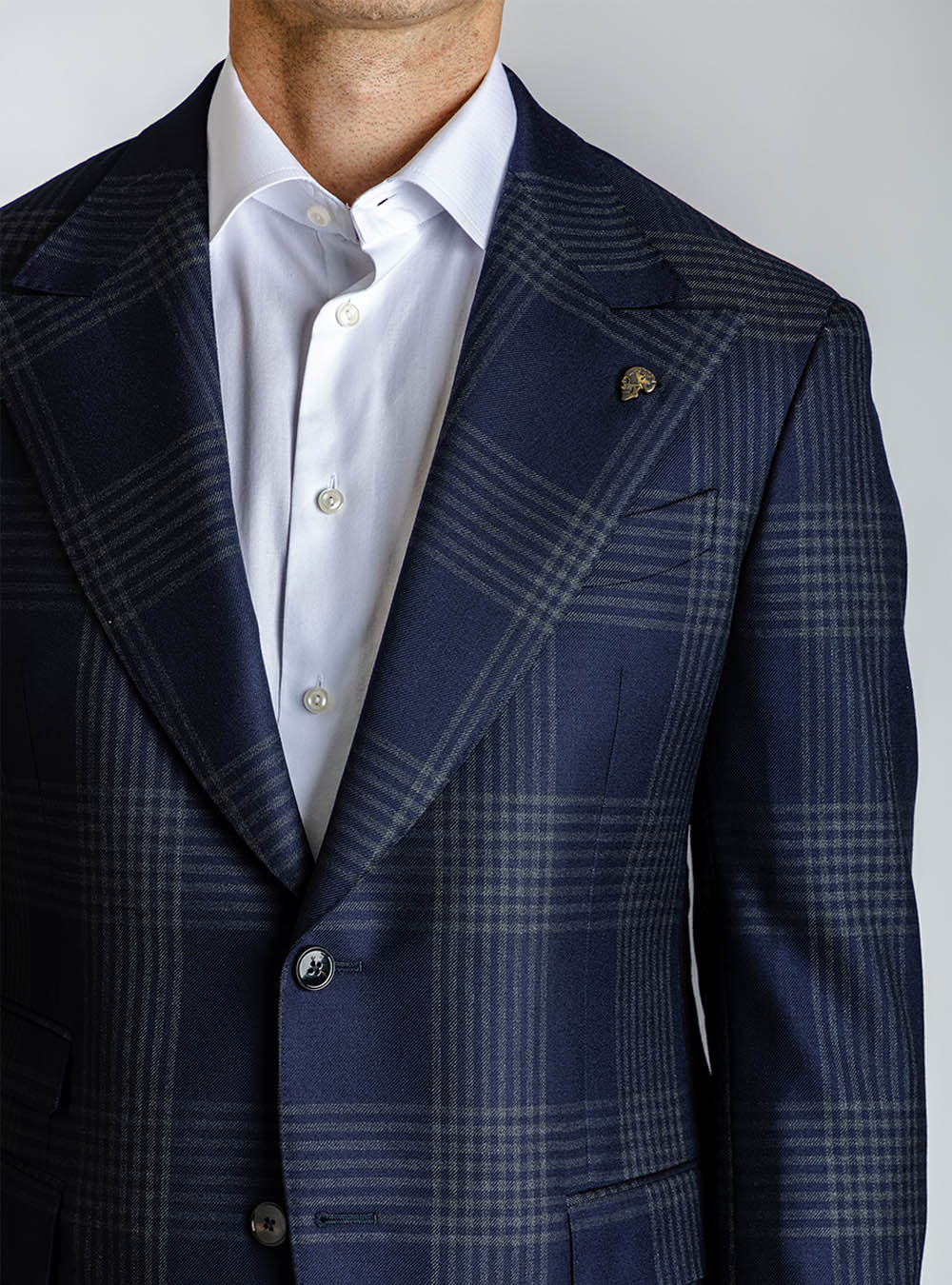 Gabriele Pasini Navy Cavalry Twill Suit