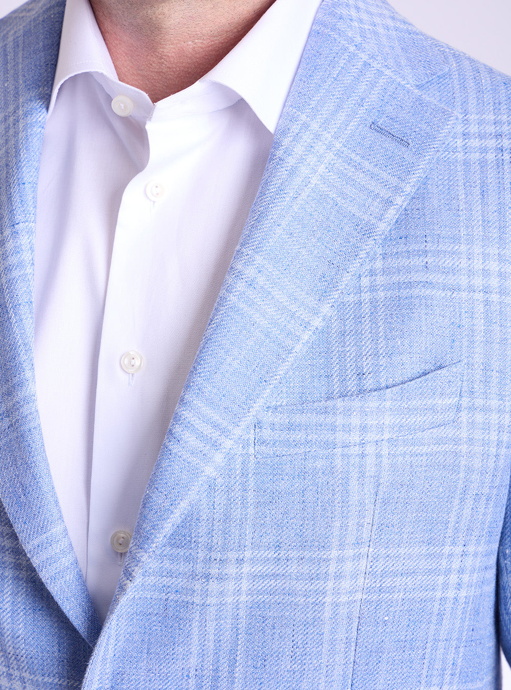 Tagliatore Blue & White Check Sport Jacket