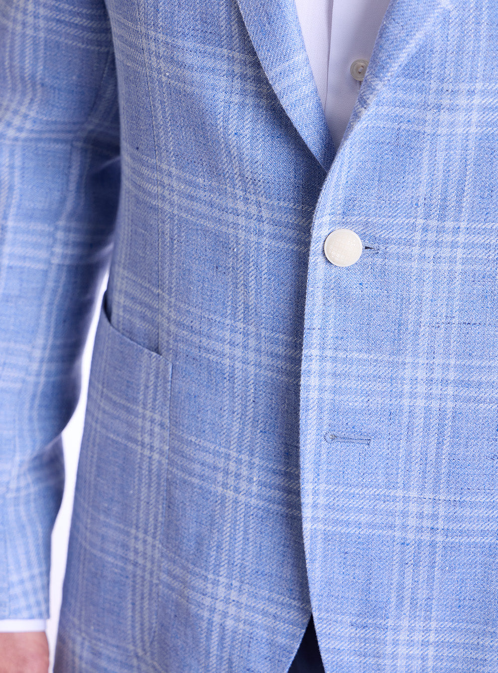 Tagliatore Blue & White Check Sport Jacket