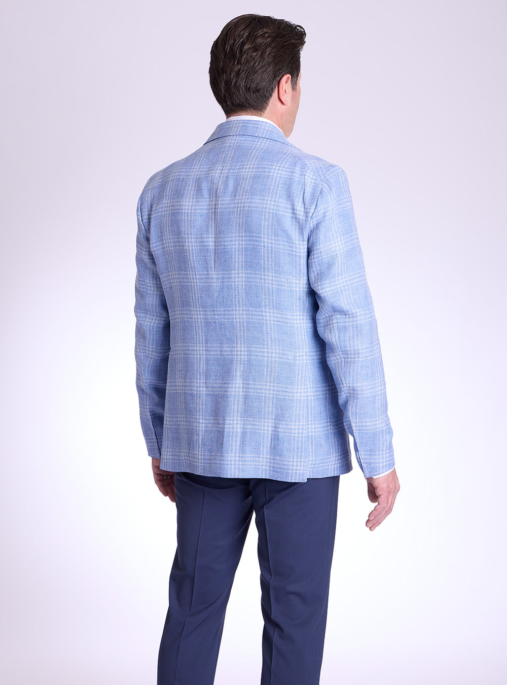 Tagliatore Blue & White Check Sport Jacket