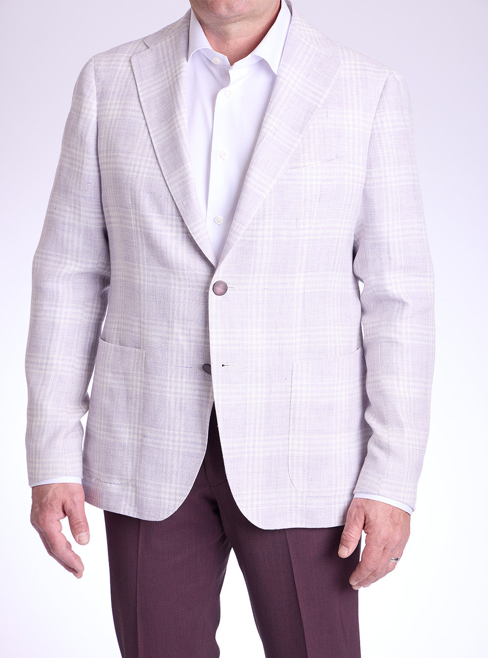 Tagliatore Lavender & White Check Sport jacket