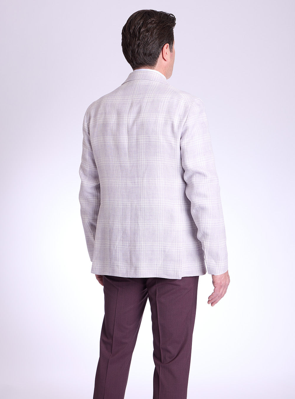 Tagliatore Lavender & White Check Sport jacket