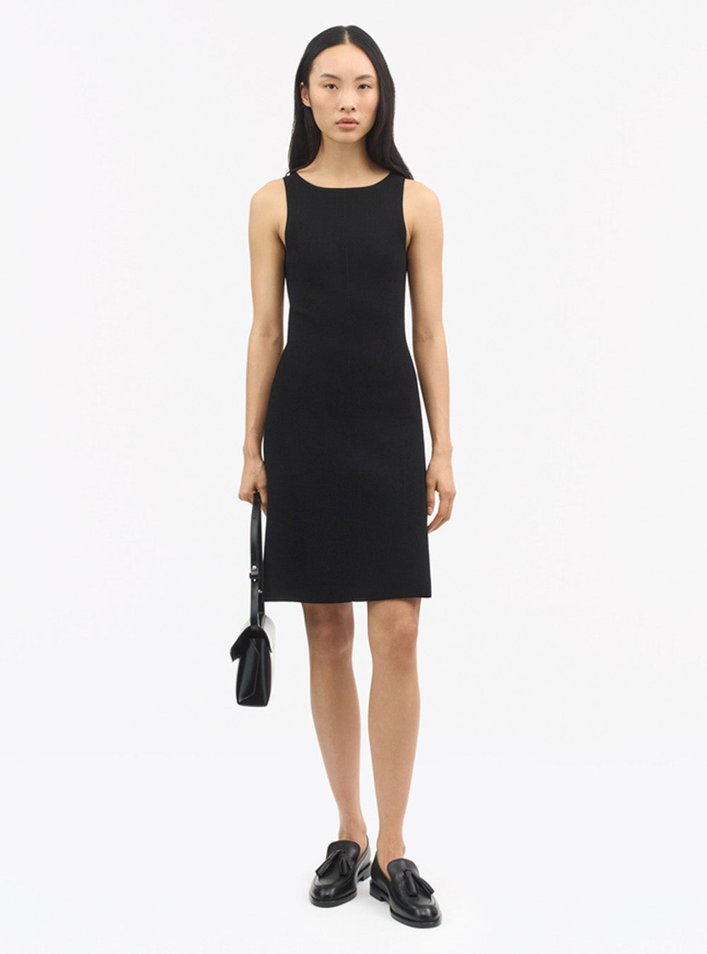 Tiger of Sweden Anna Kitted A-Line Dress - Black