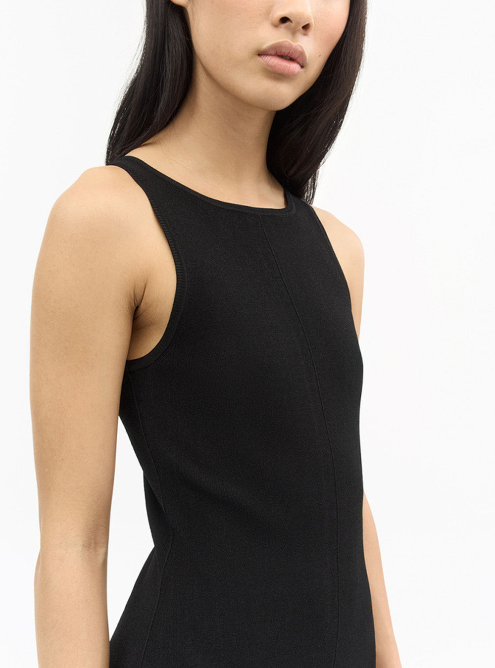 Tiger of Sweden Anna Kitted A-Line Dress - Black