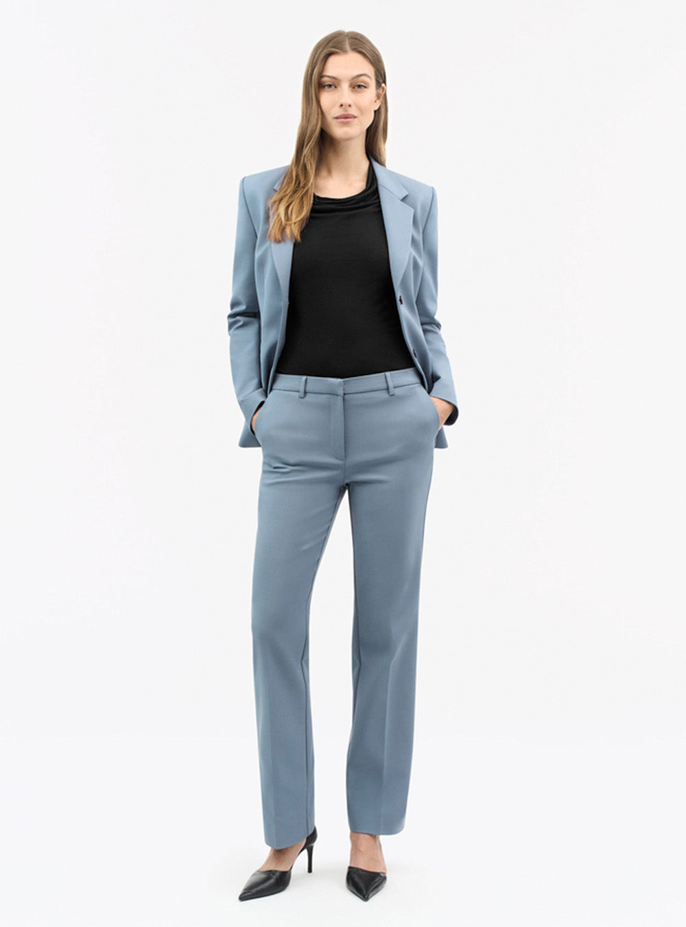 Tiger of Sweden Noowa Slim-Fit Trousers - Light Blue