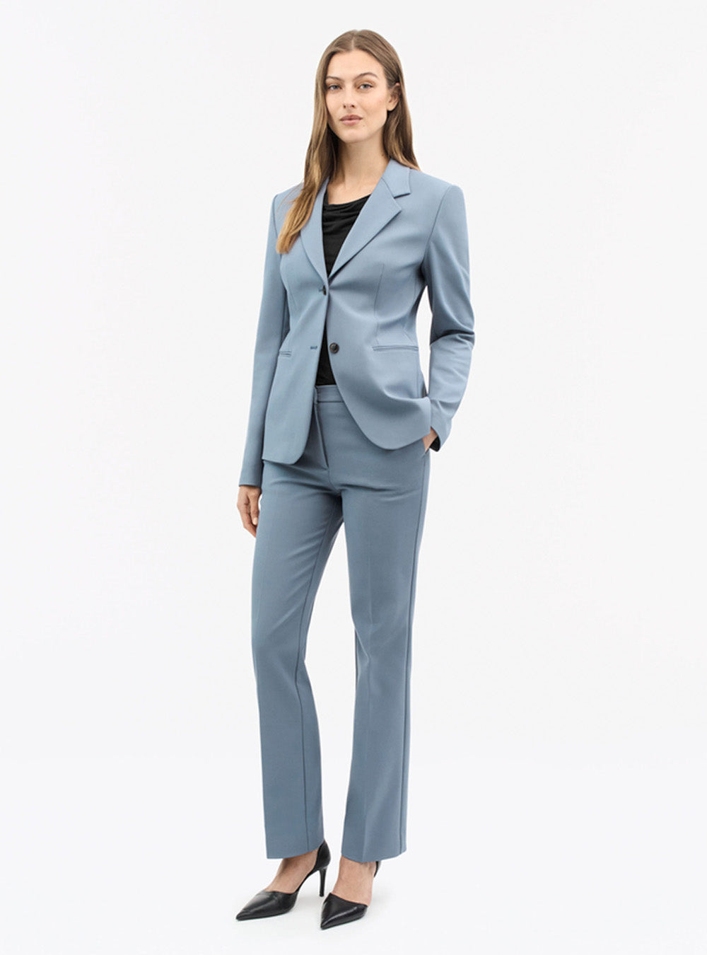 Tiger of Sweden Ylja Slim-Fit Jacket - Light Blue