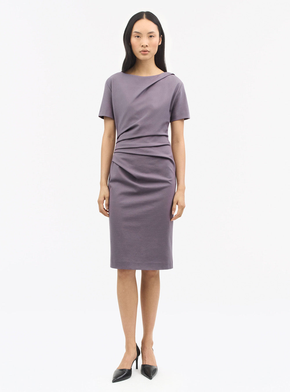 Tiger of Sweden Izlo Slime-Fit Mido Dress - Purple