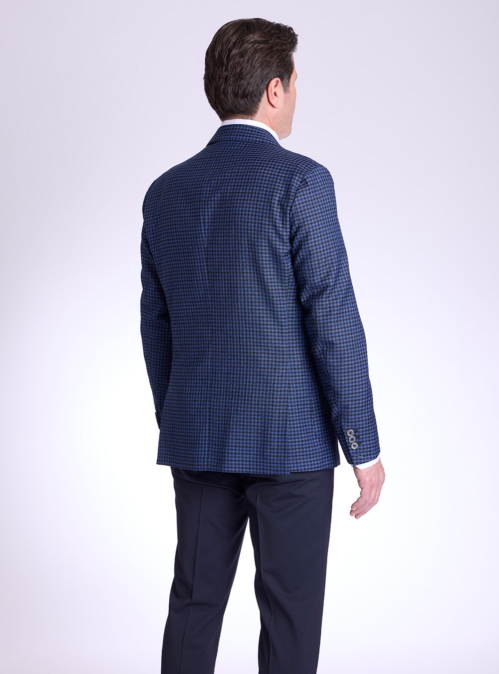 Tombolini Blue Mini-Check Sport Jacket