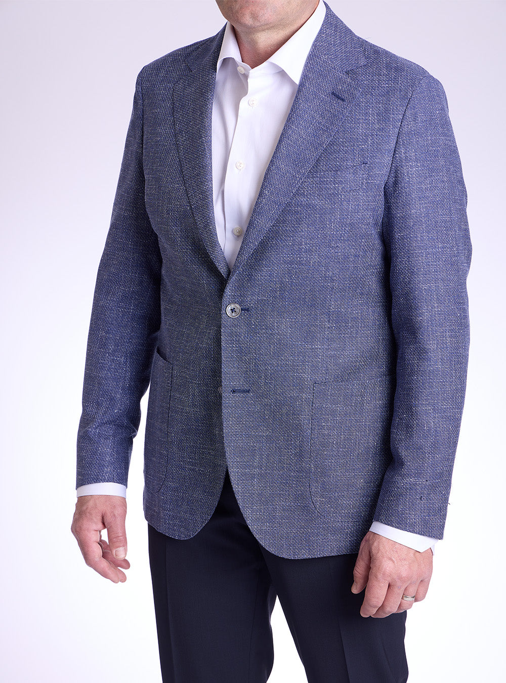 Tombolini Blue Two-Tone Sport Jacket