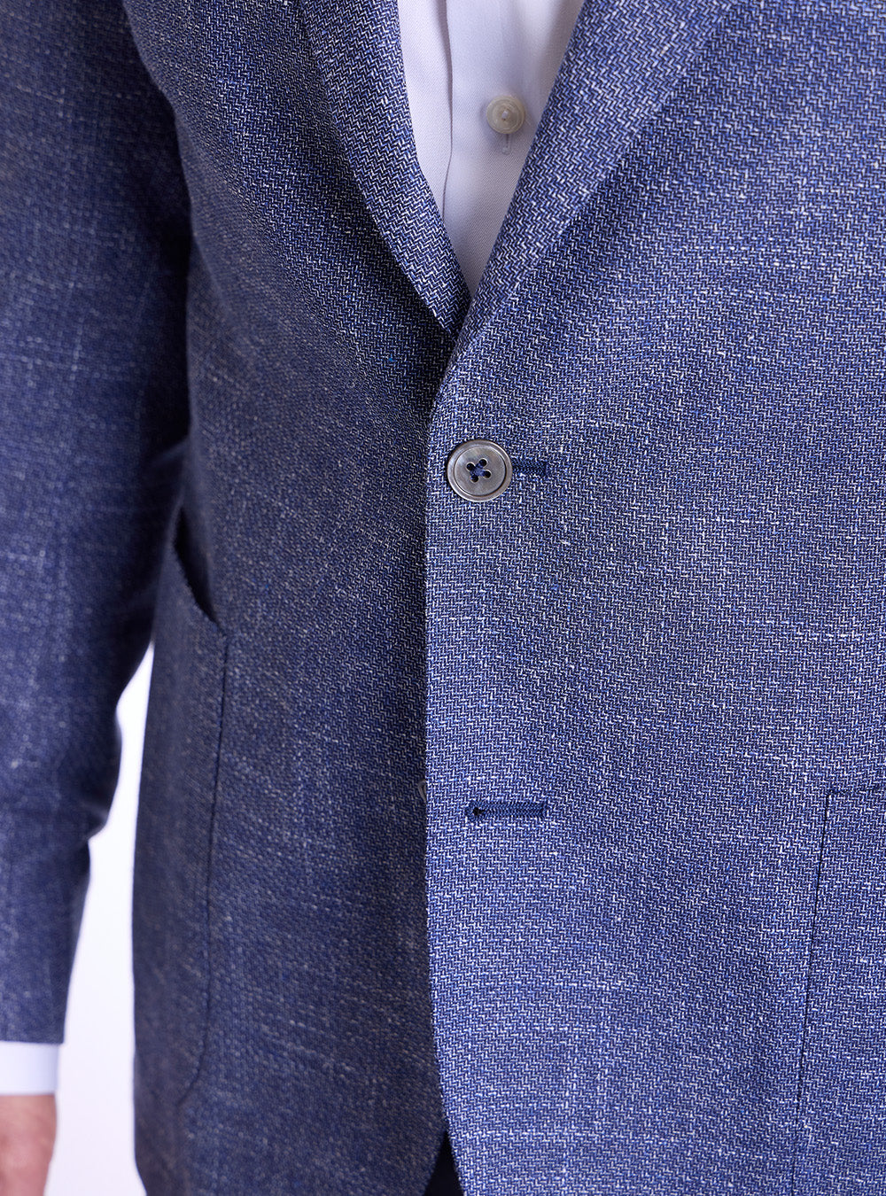 Tombolini Blue Two-Tone Sport Jacket
