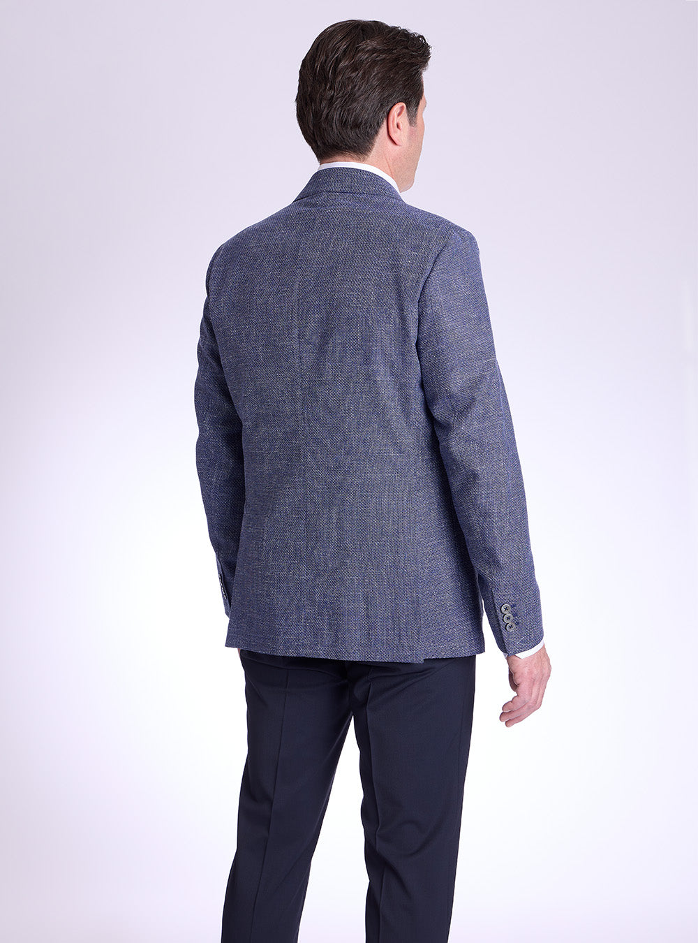 Tombolini Blue Two-Tone Sport Jacket
