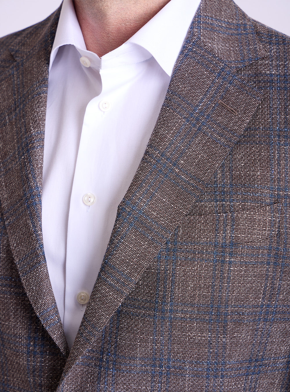 Tombolini Brown & Blue Overcheck Sport Jacket