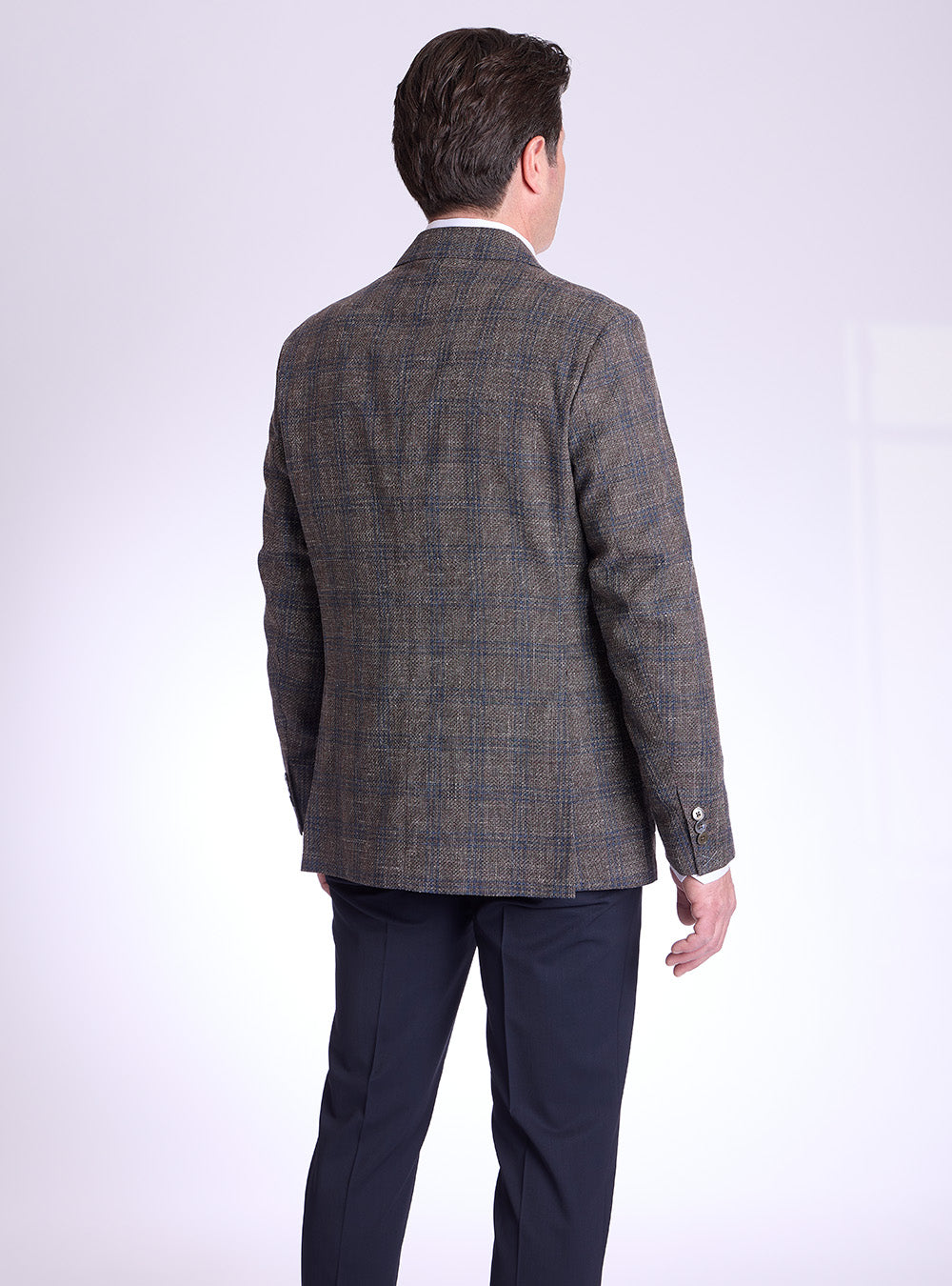 Tombolini Brown & Blue Overcheck Sport Jacket