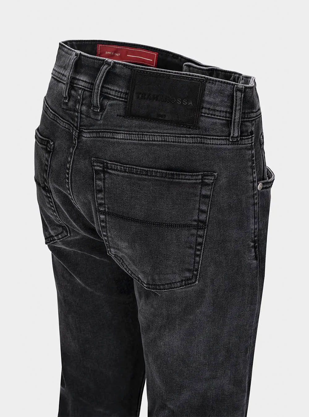 Tramarossa 5 Pocket Michelangelo Regular Relax Denim - Dark Grey