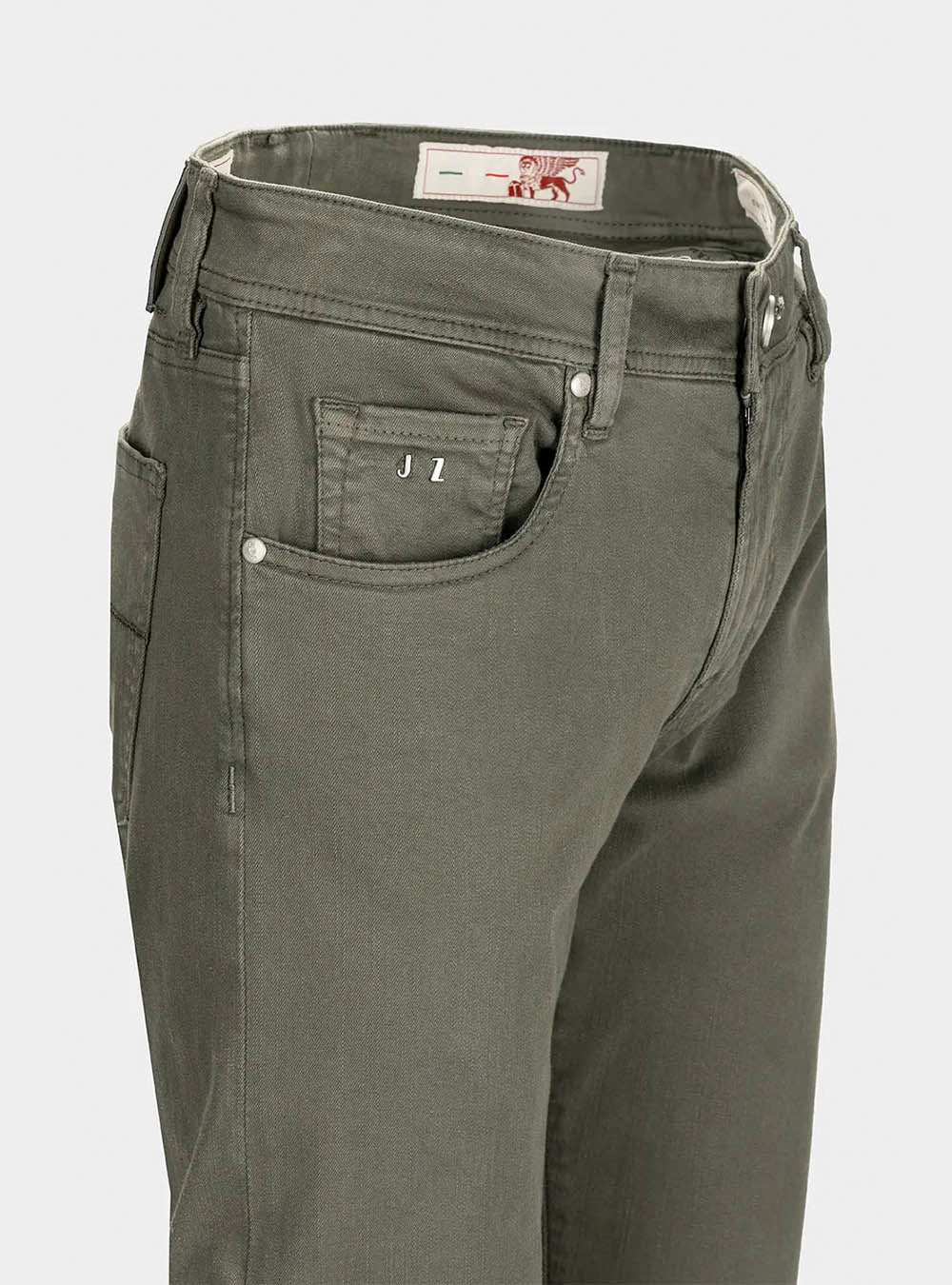 Tramarossa 5 Pocket Michelangelo Regular Gabardine Relax Denim - Green