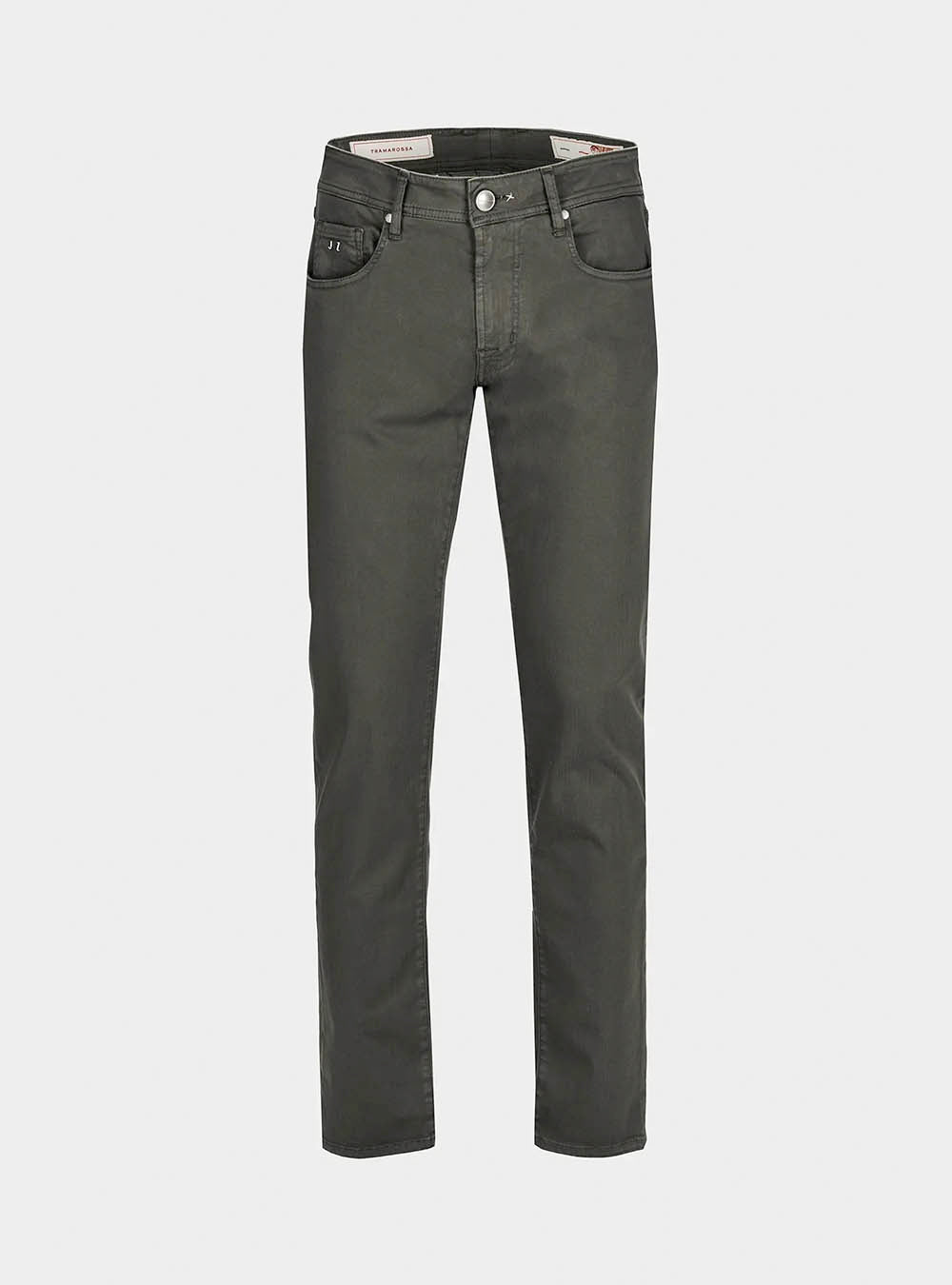 Tramarossa 5 Pocket Michelangelo Regular Gabardine Relax Denim - Grey