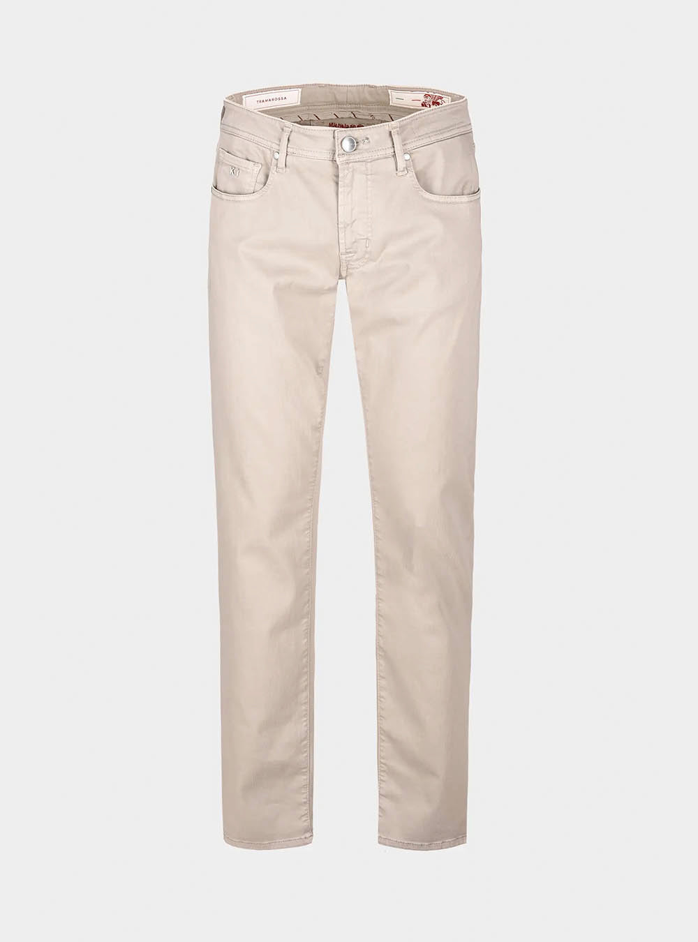 Tramarossa 5 Pocket Michelangelo Regular Gabardine Relax Denim - Medium Grey