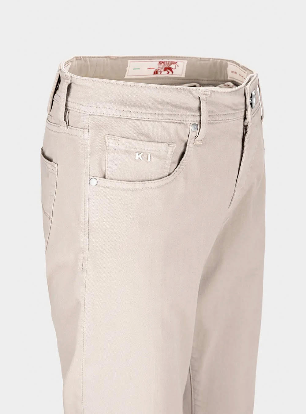 Tramarossa 5 Pocket Michelangelo Regular Gabardine Relax Denim - Medium Grey