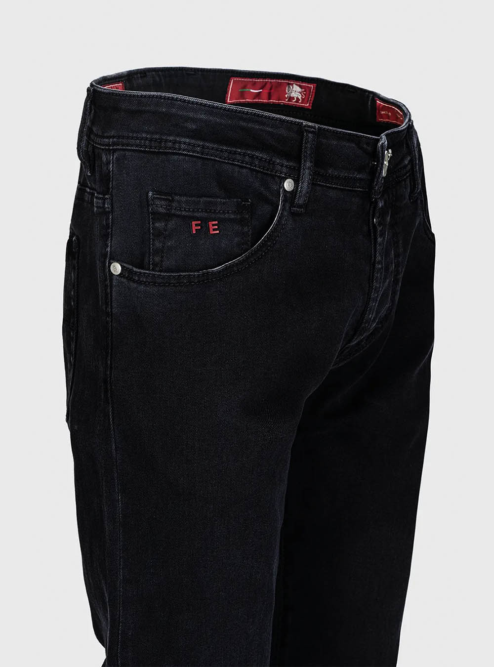 Tramarossa 5 Pocket Michelangelo Regular Relax Denim - Black