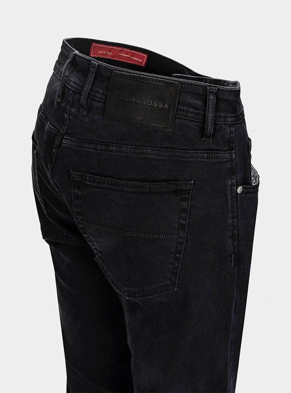 Tramarossa 5 Pocket Michelangelo Regular Relax Denim - Black