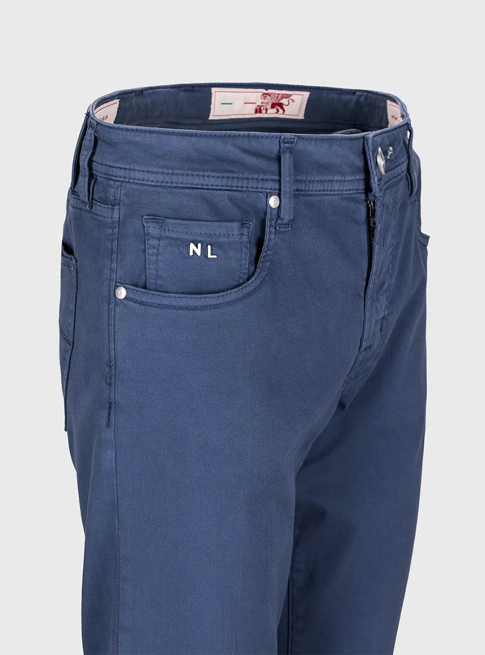 Tramarossa 5 Pocket Michelangelo Regular Gabardine Relax Denim - Light Blue