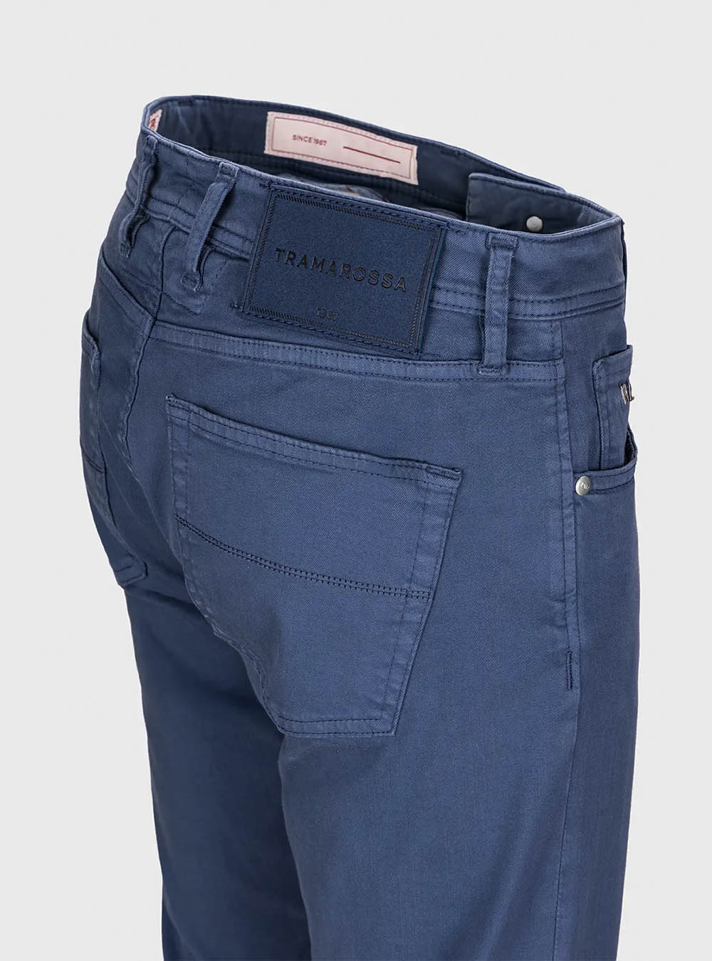 Tramarossa 5 Pocket Michelangelo Regular Gabardine Relax Denim - Light Blue